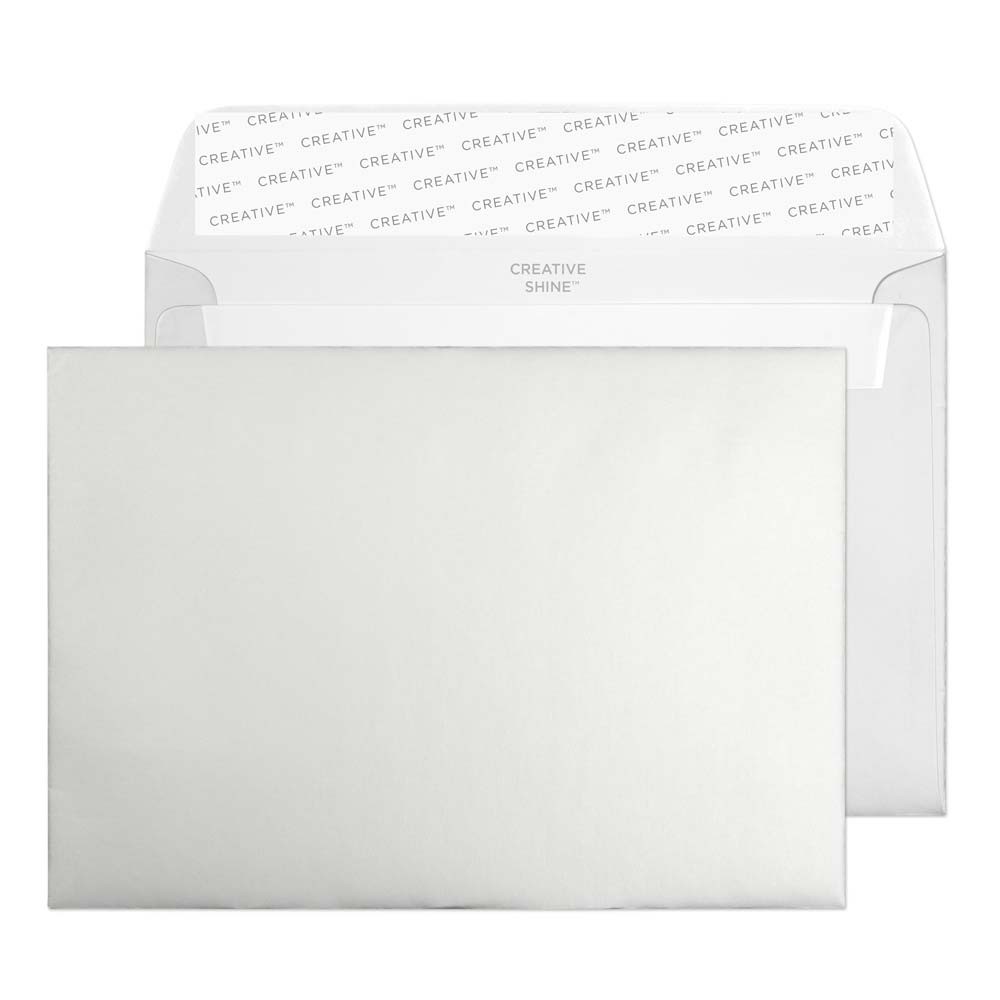 Blake Shine - Premium Silver Envelopes C6 (114 x 162 mm) - Pack of 500 - Thick 130GSM - Peel and Seal Envelopes in Silver - Arts and Craft/Card Making Supplies - Invitation/Greetings Envelope (112) - Image 3