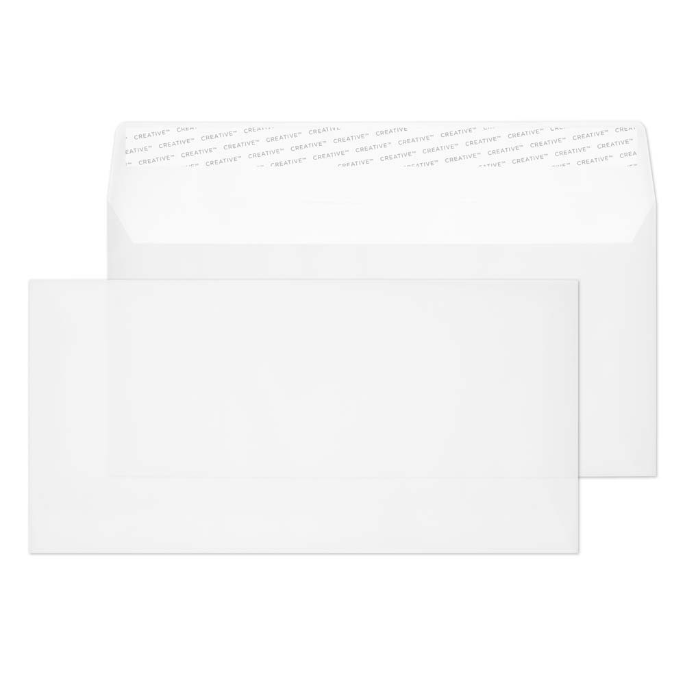 Creative Senses Envelopes Dl+ 229 (W) X 114 (H) Mm Adhesive Strip White 110 Gsm Pack Of 250