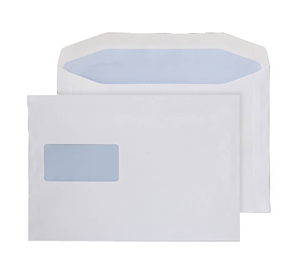 Blake Everyday Mailing Bag Window B5 254 (W) X 178 (H) Mm White 90 Gsm Pack Of 500