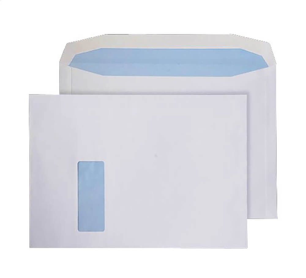 Blake Everyday Mailing Bag Window C4 324 (W) X 229 (H) Mm White 120 Gsm Pack Of 250