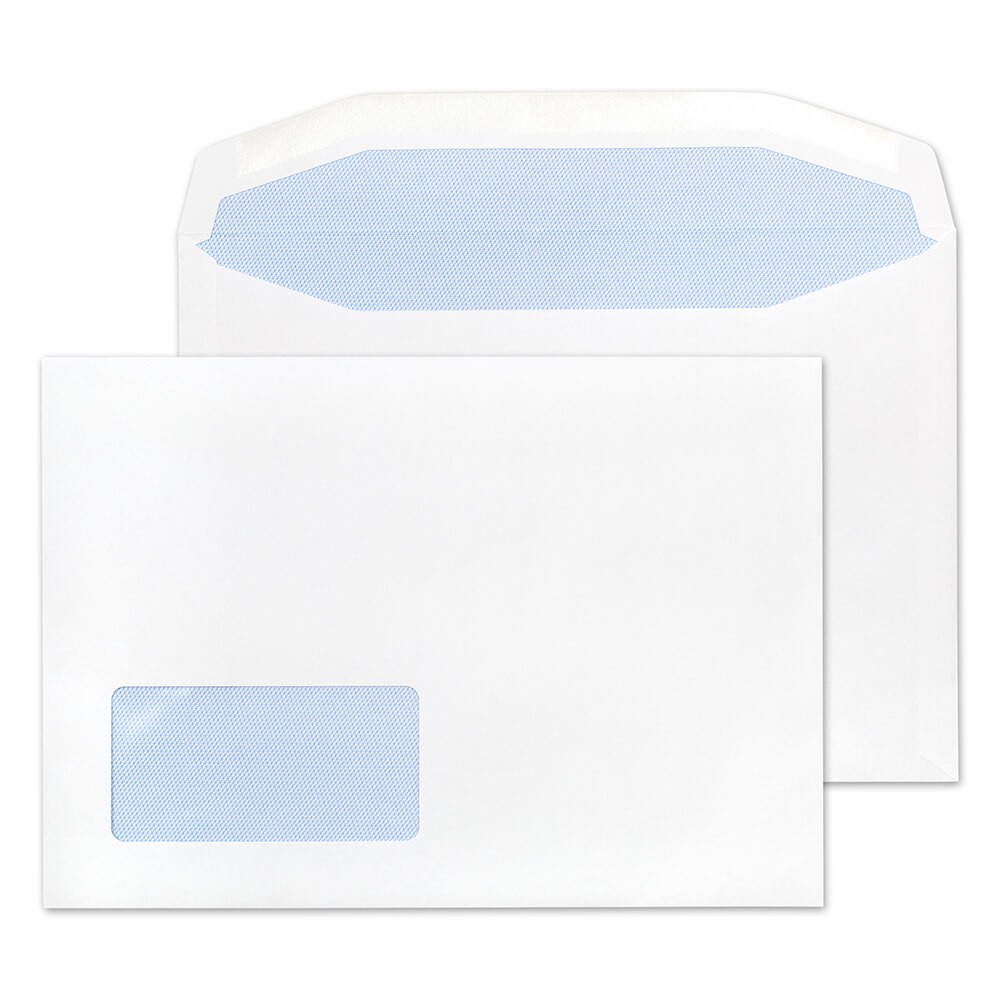 Blake Everyday Mailing Bag Window C5 235 (W) X 162 (H) Mm White 90 Gsm Pack Of 500
