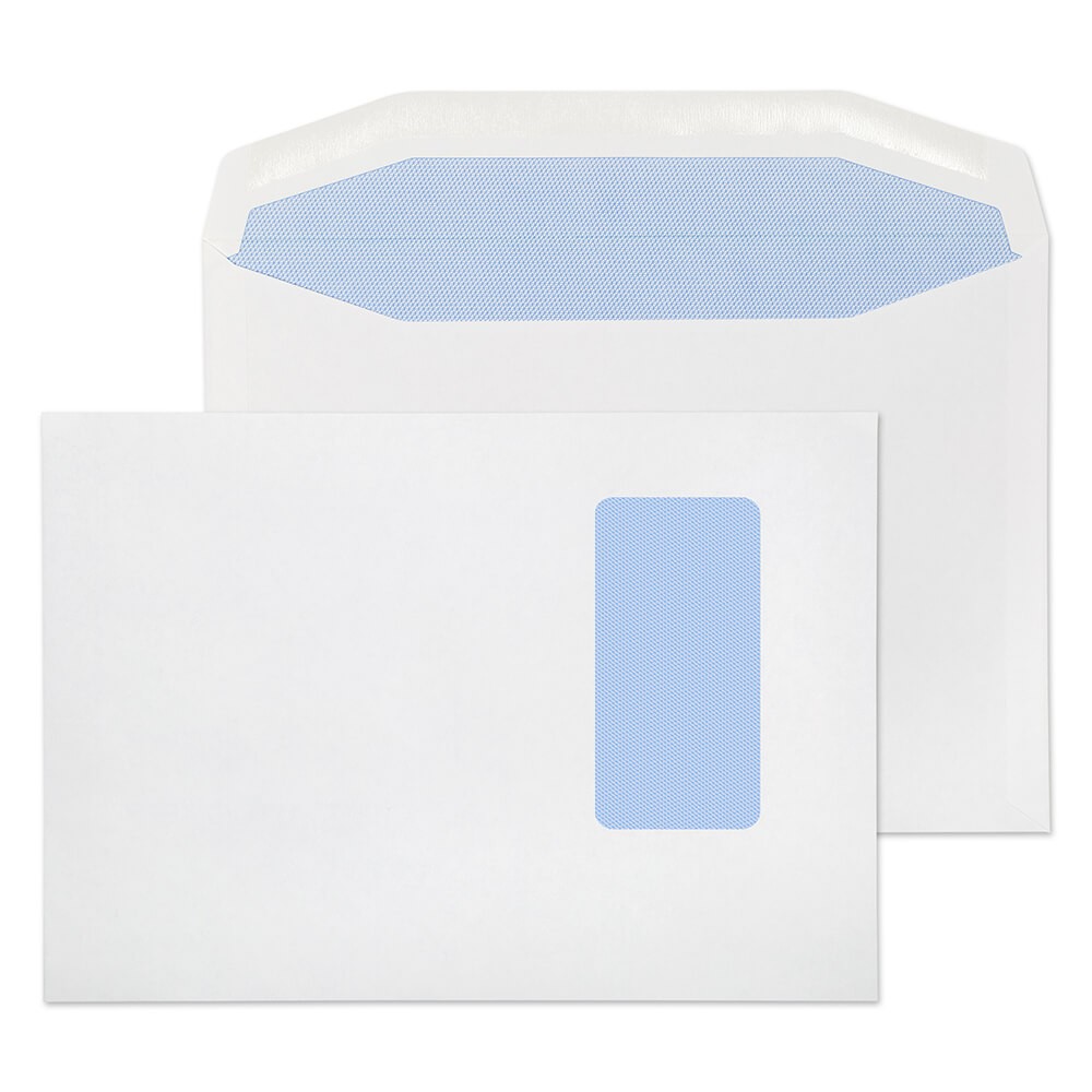 Blake Everyday Mailing Bag Window C5+ 235 (W) X 162 (H) Mm White 90 Gsm Pack Of 500