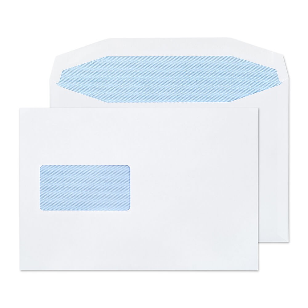 Blake Everyday Mailing Bag Window Non Standard 238 (W) X 162 (H) Mm White 90 Gsm Pack Of 500 - Image 3