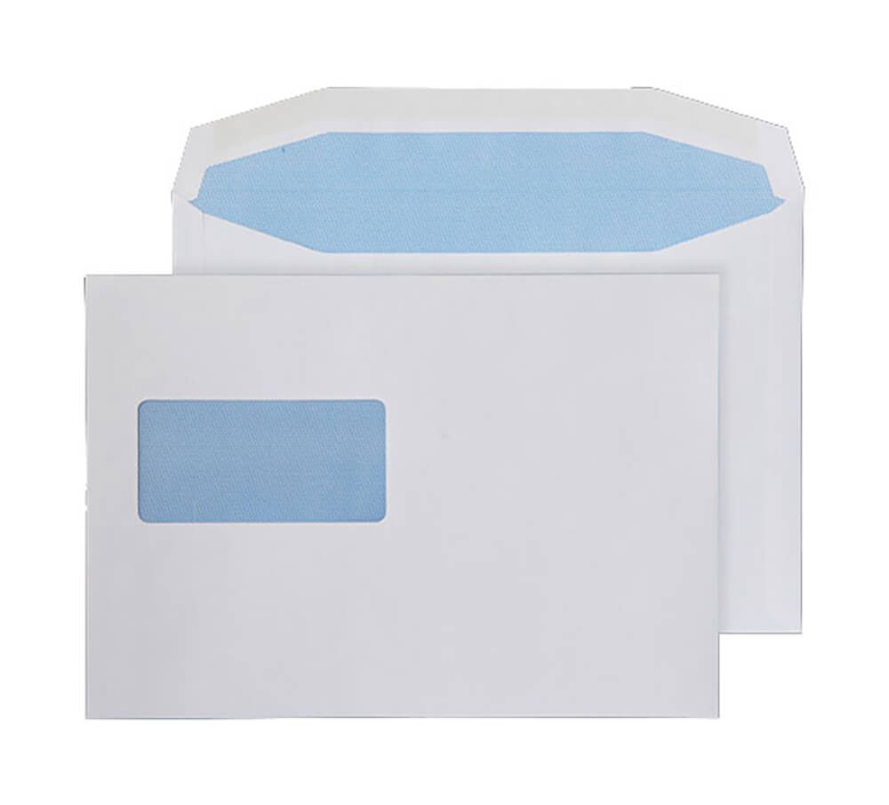 Blake Everyday Mailing Bag Window Non Standard 238 (W) X 162 (H) Mm White 90 Gsm Pack Of 500