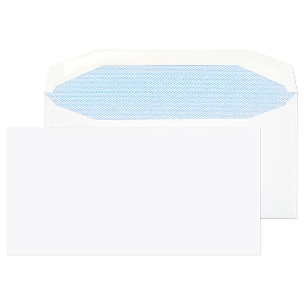 Blake Purely Mailing Bag Dl Gummed 110 X 220 Mm Plain 80 Gsm 2701 White Pack Of 1000