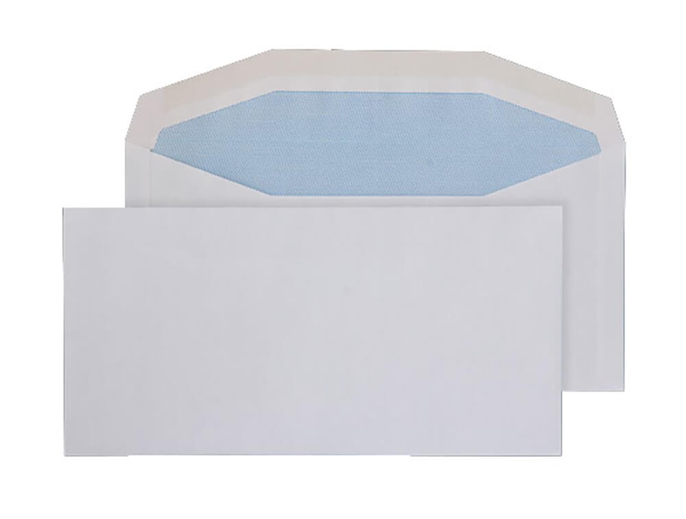 Blake Purely Mailing Bag Dl+ Gummed 114 X 229 Mm Plain 80 Gsm White Pack Of 1000
