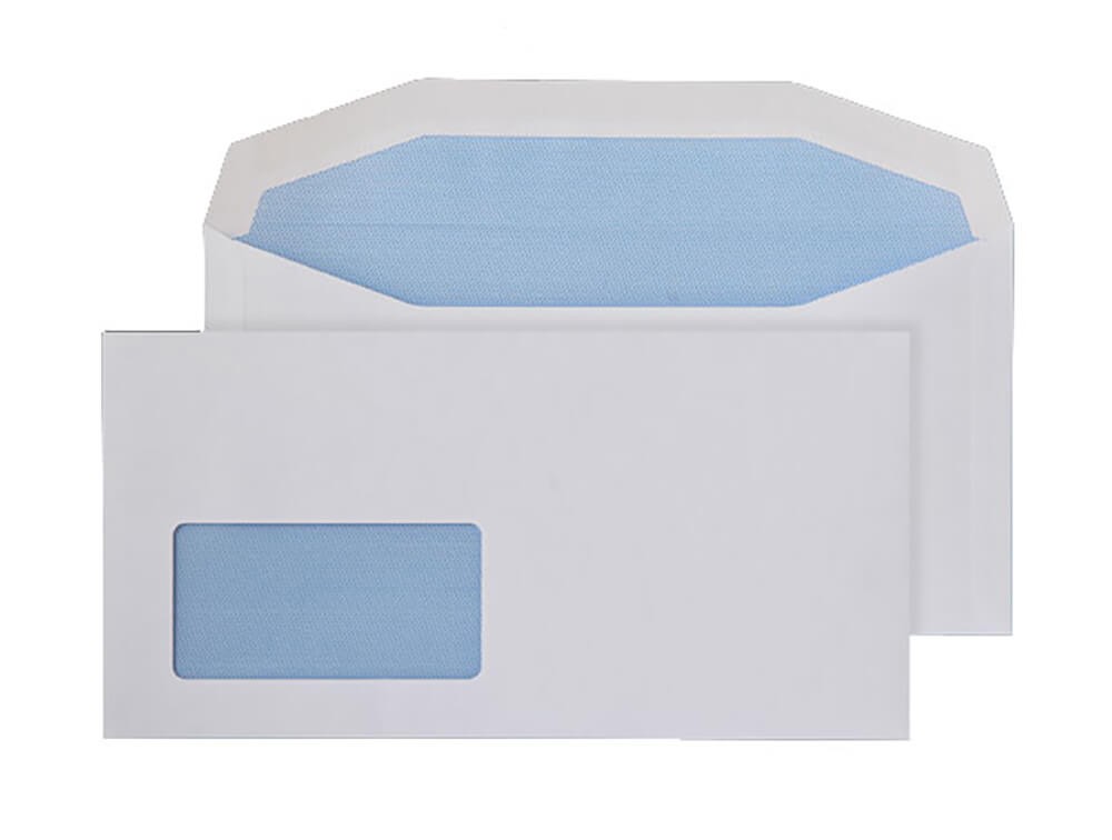 Blake Purely Everyday - White Envelopes DL+ Window (121 x 235 mm) - Pack of 1000 - Weight 90GSM - Gummed DL+ Envelopes 4.8 x 9.3 Inches - Sustainable PEFC Certified - Office Business Supplies (3114) - Image 3