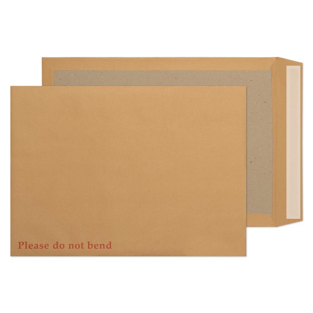 Blake Packaging Manilla Peel & Seal Board Back Pocket 450x324mm - Image 3