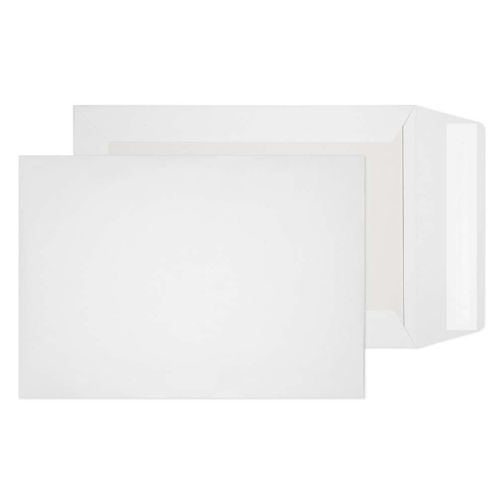 Blake Packaging White Peel & Seal Board Back Pocket 229x162mm - Image 2