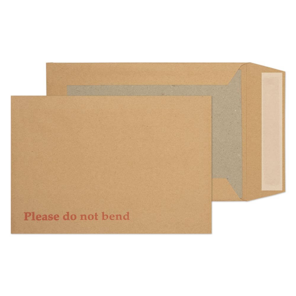 Blake Packaging Manilla Peel & Seal Board Back Pocket 240x165mm - Image 4