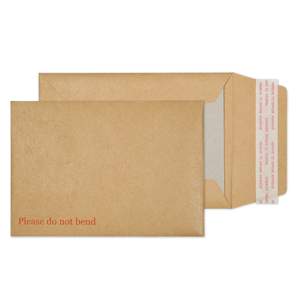 Purely Packaging Vita Purely Board Back Envelopes C6 Peel & Seal 162 X 114 Mm Plain 120 Gsm Manilla Pack Of 250