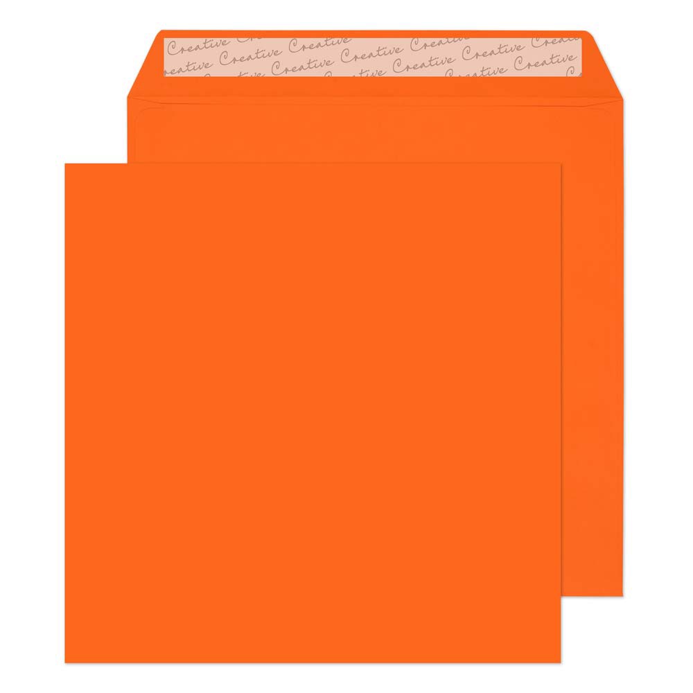 Blake Colour Pumpkin Orange Peel & Seal Square Wallet 220x220mm - Image 3