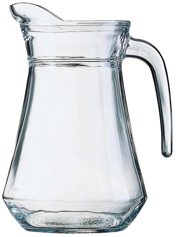 Wasserkanne Glas 1300 ml transparent