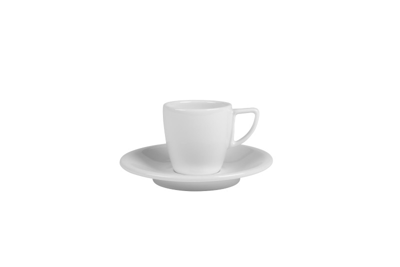 Nobel Extra Durable Espresso-untertasse Porzellan Weiß 24 Stück