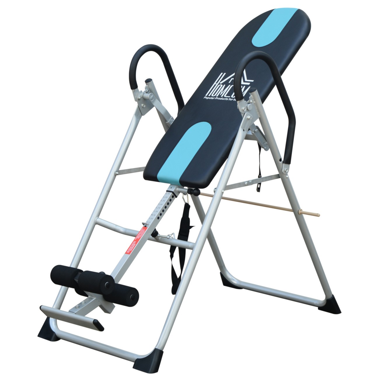 Homcom Fitness Gravity Inversion Exercise Bench-Silver