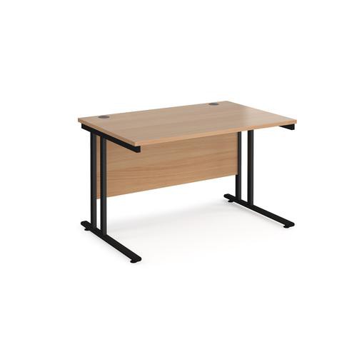 Dams International Maestro 25 Straight Desk Rectangular Beech Cantilever 1,200 (W) X 800 (D) X 725 (H) Mm Wood