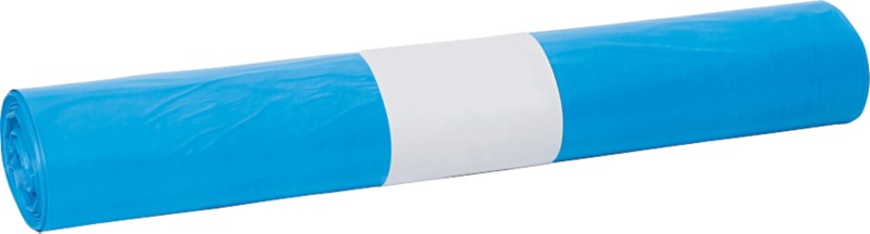 DEISS Mittlere Belastung Müllsäcke 120 L Blau HDPE (Hochdichtes Polyethylen) 20 Mikron 25 Stück