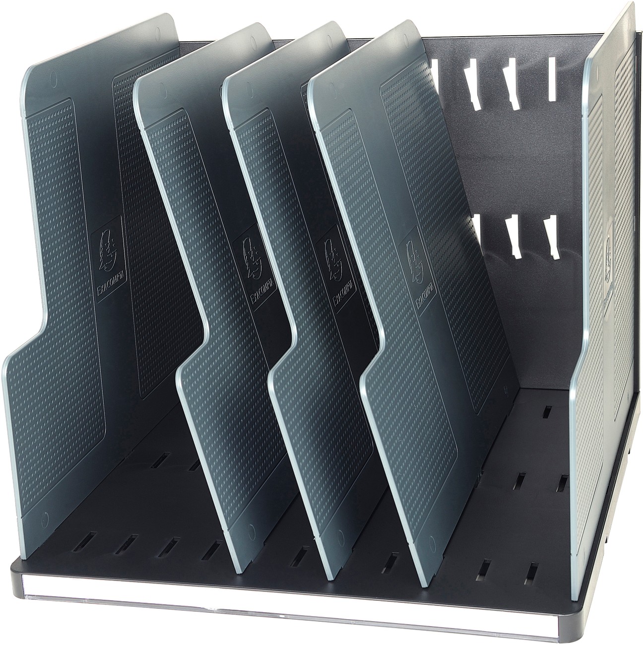 Exacompta Ecoblack Letter Sorter Plastic Black, Grey 28.8 X 30 X 25.5 Cm A4+