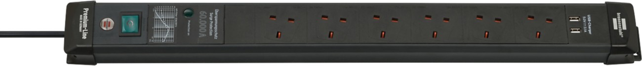 Brennenstuhl Extension Lead 6 Sockets 3 M