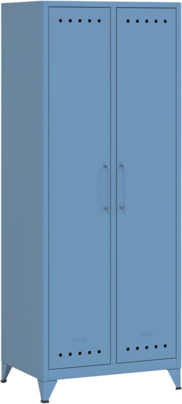 Bisley Fern Garderobe Metall 700 x 510 x 1.800 mm Blau