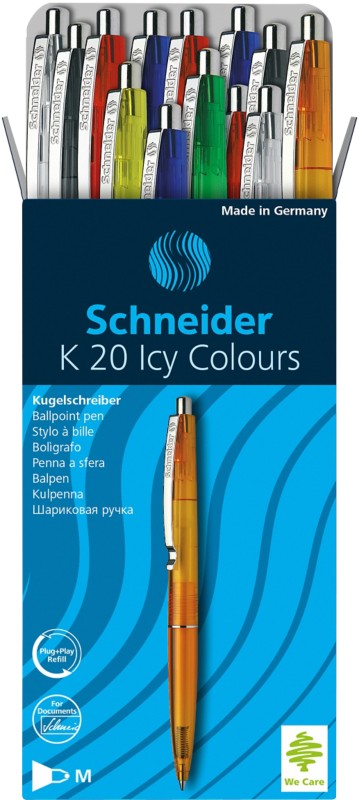 Thumbnail - Schneider Kugelschreiber K20 Blau 0.5 mm 20 Stück