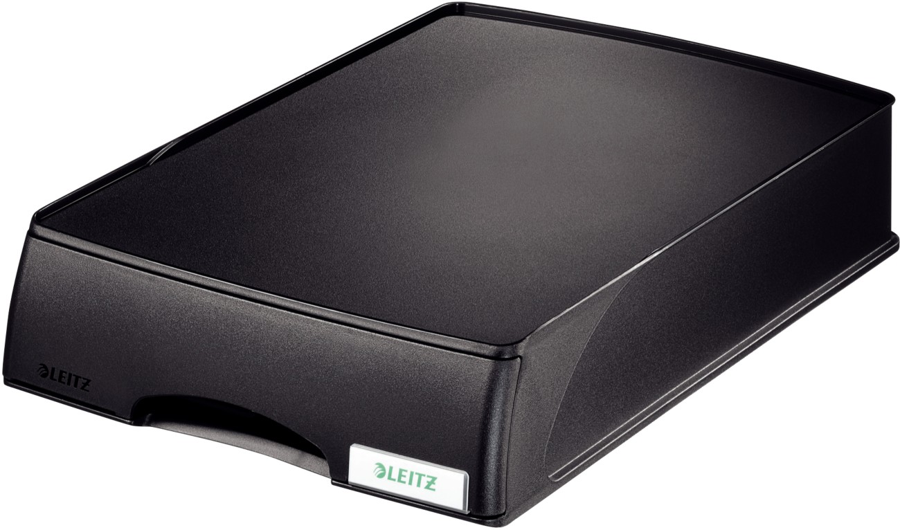 Leitz Letter Tray 52100095 Black Pack Of 4