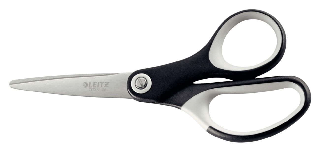 Leitz Scissors Titanium-Coated Stainless Steel Black 150 Mm