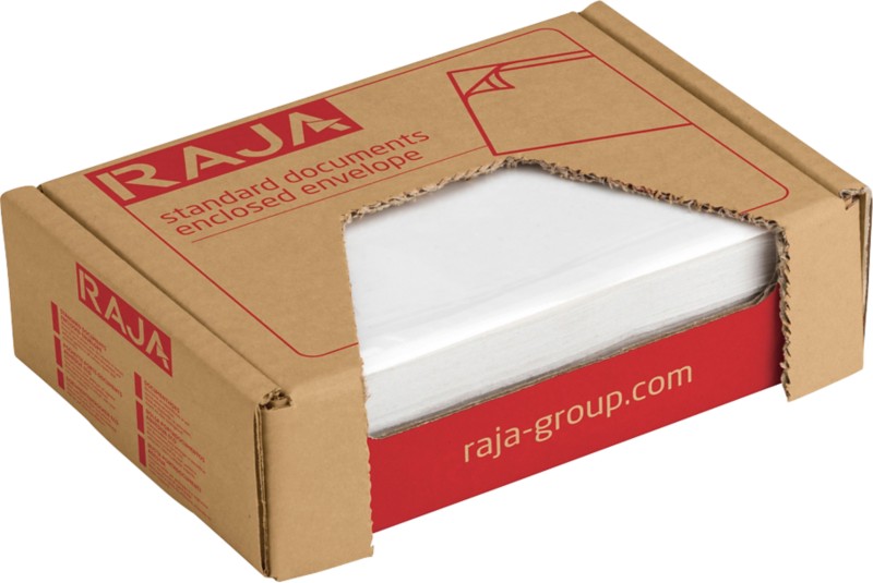 RAJA Selbstklebend Dokumententaschen DIN C6 PE (Polyethylen), Silikonpapier Transparent 16,5 (B) x 11,5 (H) cm 250 Stück