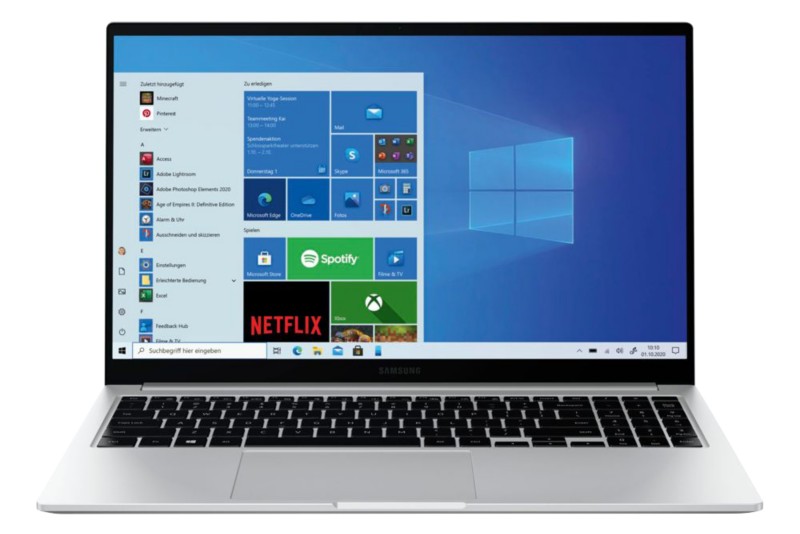 Image of Samsung Laptop Intel Core i7-1165G7 256GB Intel Iris Xe Graphics Windows 10 Home (64-bit)