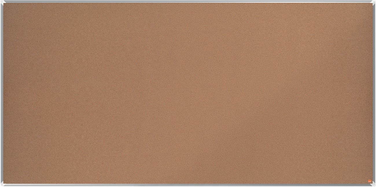 Thumbnail - Nobo Premium Plus Pinnwand Nicht magnetisch Wandmontage Kork 240 (B) x 1,45 (T) x 120 (H) cm Aluminium Braun