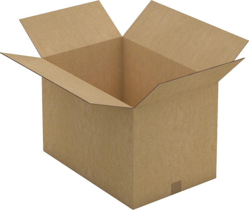 RAJA Versandkarton 2-wellig Pappe 400 (B) x 400 (T) x 600 (H) mm Braun 10 Stück