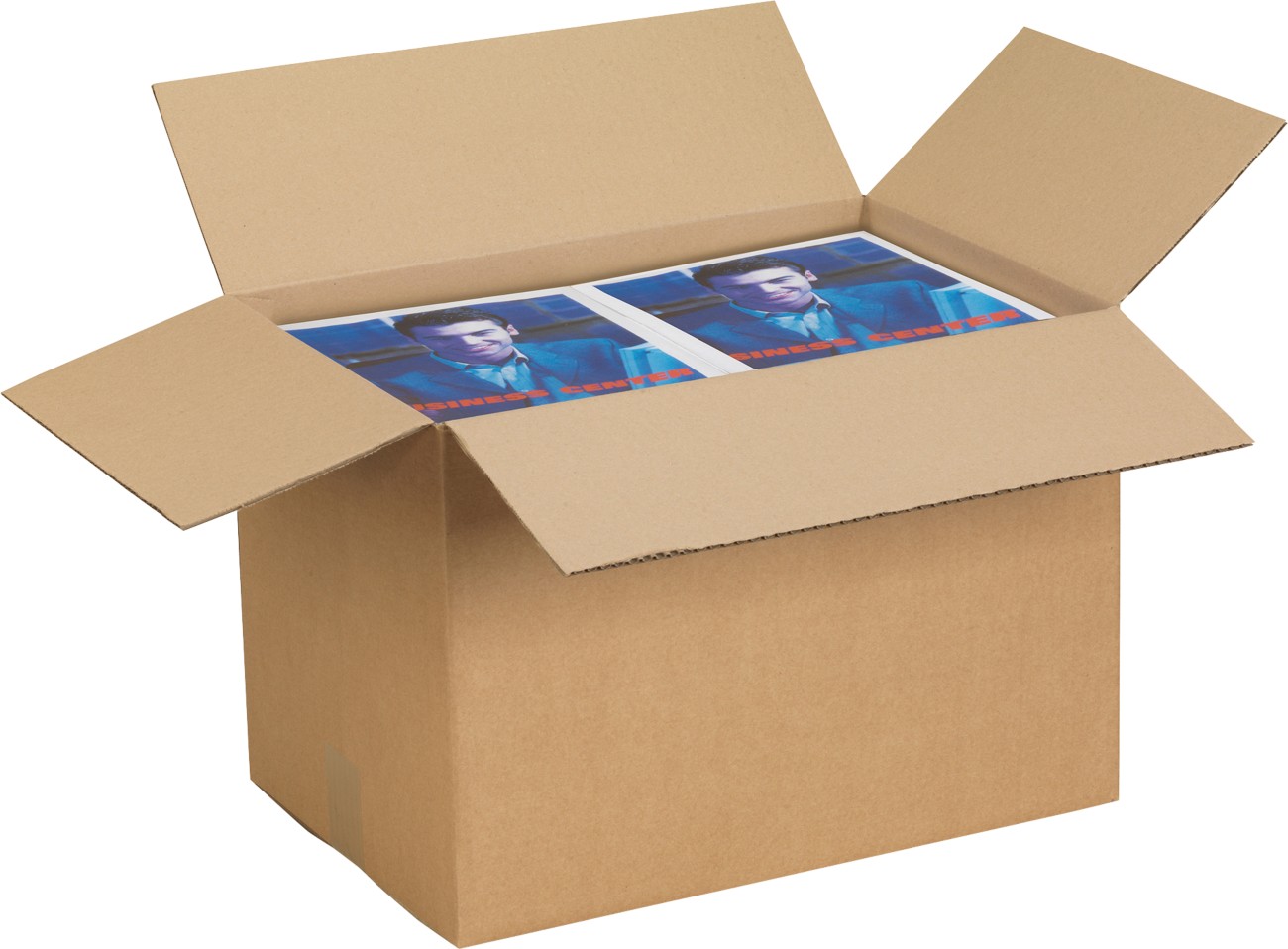 RAJA Versandkarton 1-wellig Pappe 300 (B) x 300 (T) x 430 (H) mm Braun 25 Stück