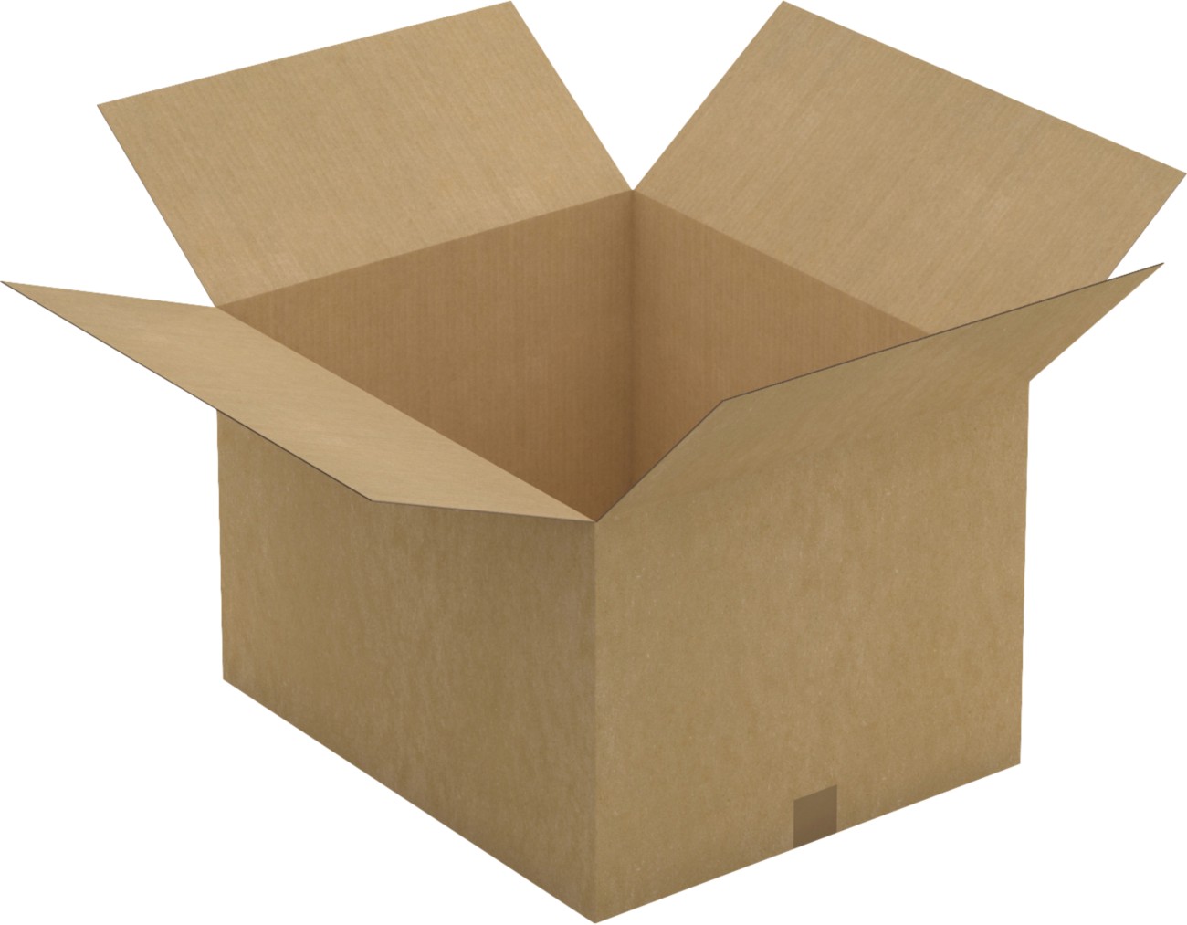 RAJA Versandkarton 1-wellig Pappe 490 (B) x 590 (T) x 360 (H) mm Braun 10 Stück