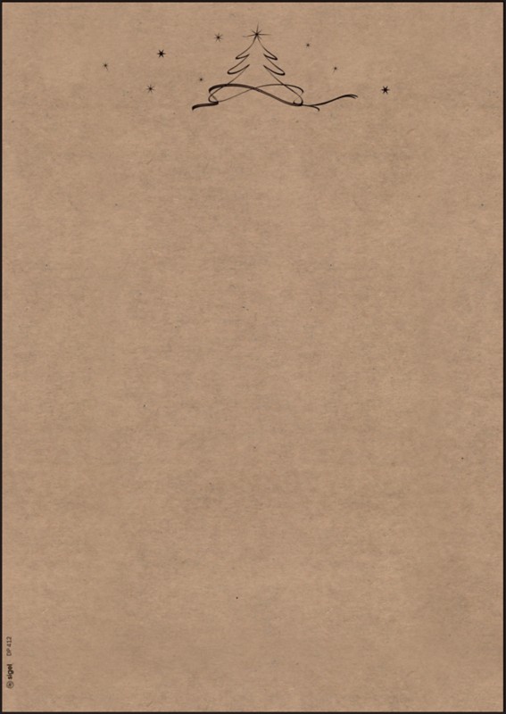 Thumbnail - Sigel Weihnachten Geschenkpapier 21 x 12 cm Braun 100 Stück