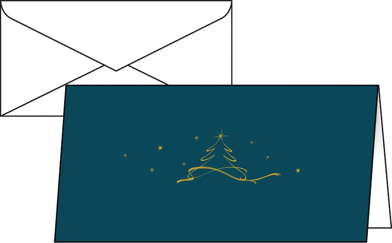 Thumbnail - Sigel Weihnachtskarte 21,8 cm Mehrfarbig 20 Stück