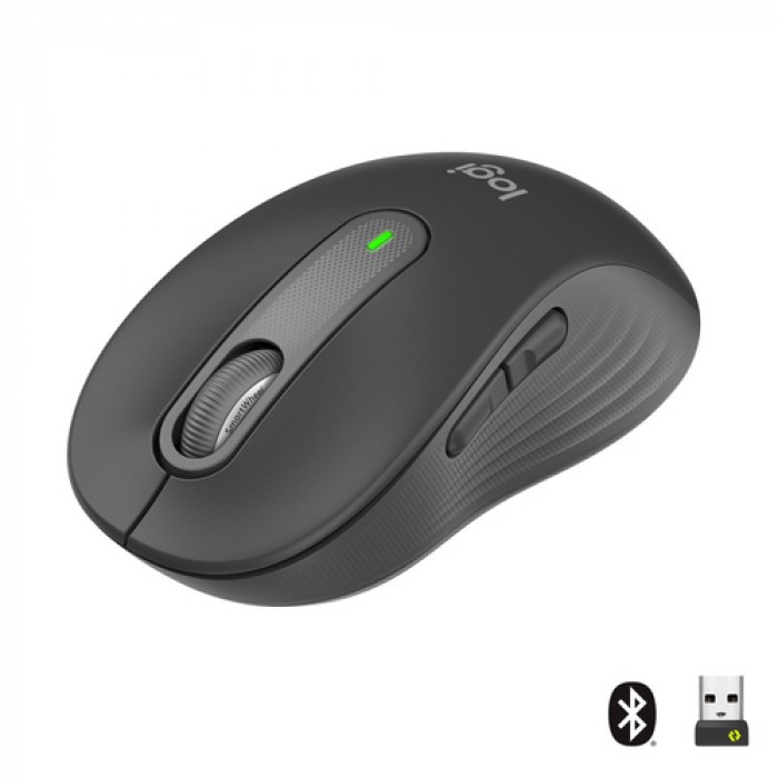 Thumbnail - Logitech Signature M650 Maus Kabellos Schwarz