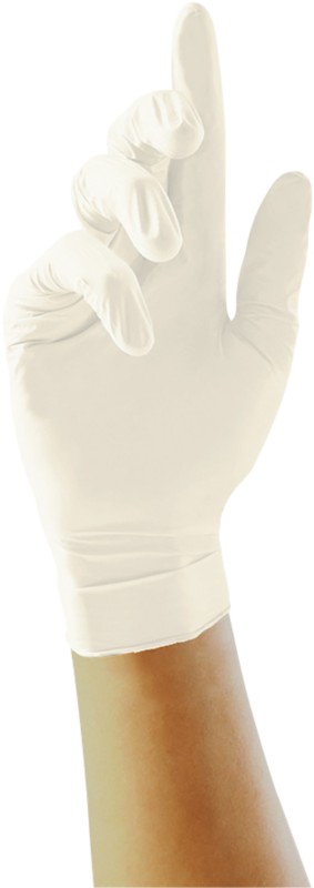 UNICARE Einweg Handschuhe Latex Ungepudert Medium (M) Natur 100 Stück