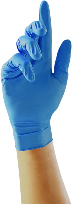 UNICARE Einweg Handschuhe Nitril Ungepudert Large (L) Blau 100 Stück