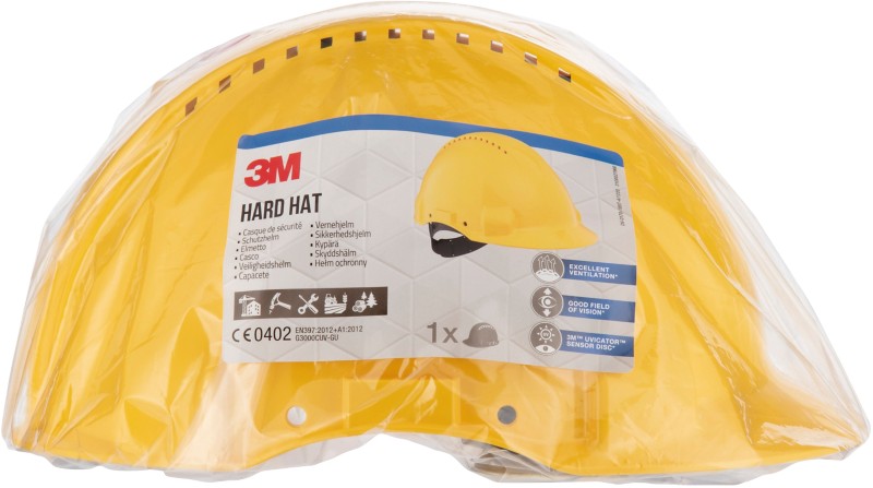 3M Schutzhelm G3000CUVYPRO1 Gelb