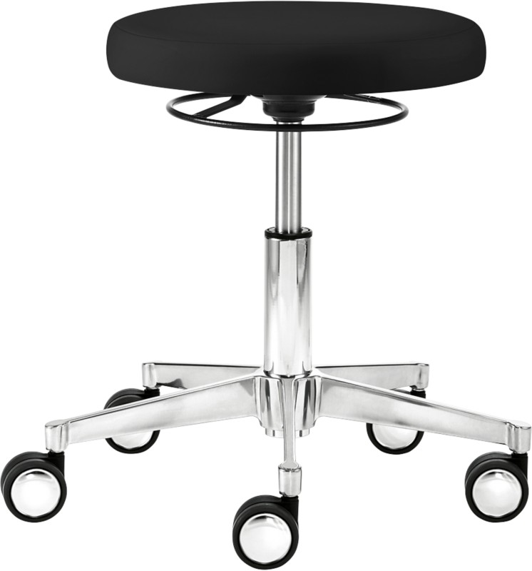 Thumbnail - mayer sitzmöbel 1296 Drehhocker Stoff Schwarz 480 x 520 x 525 mm