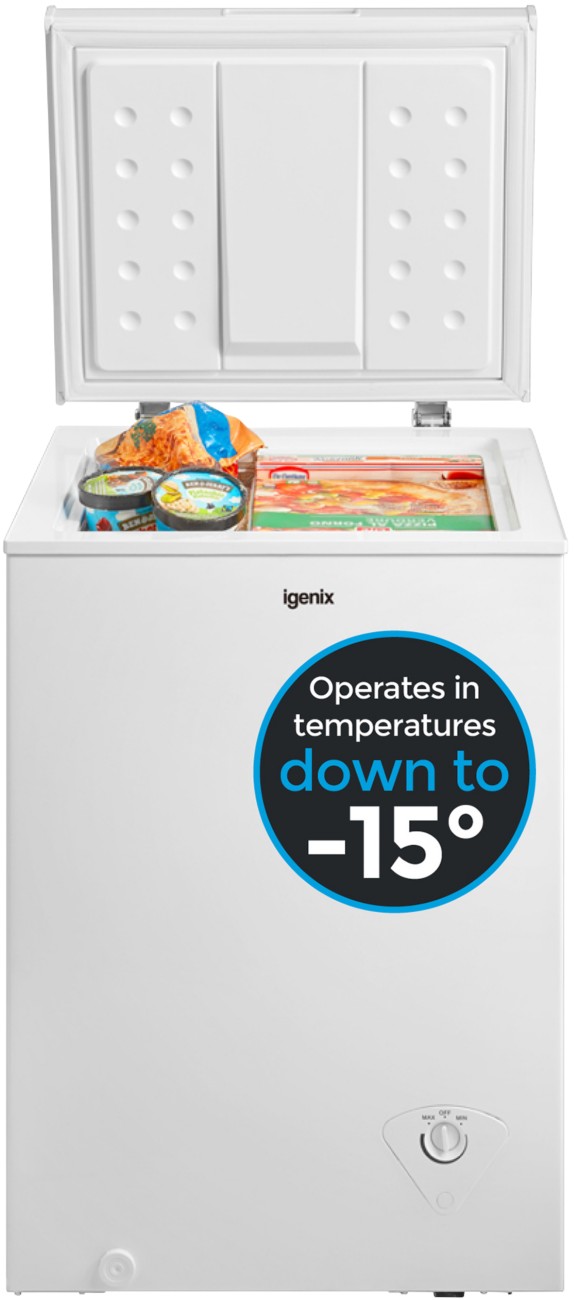 Igenix Chest Freezer 99 L White