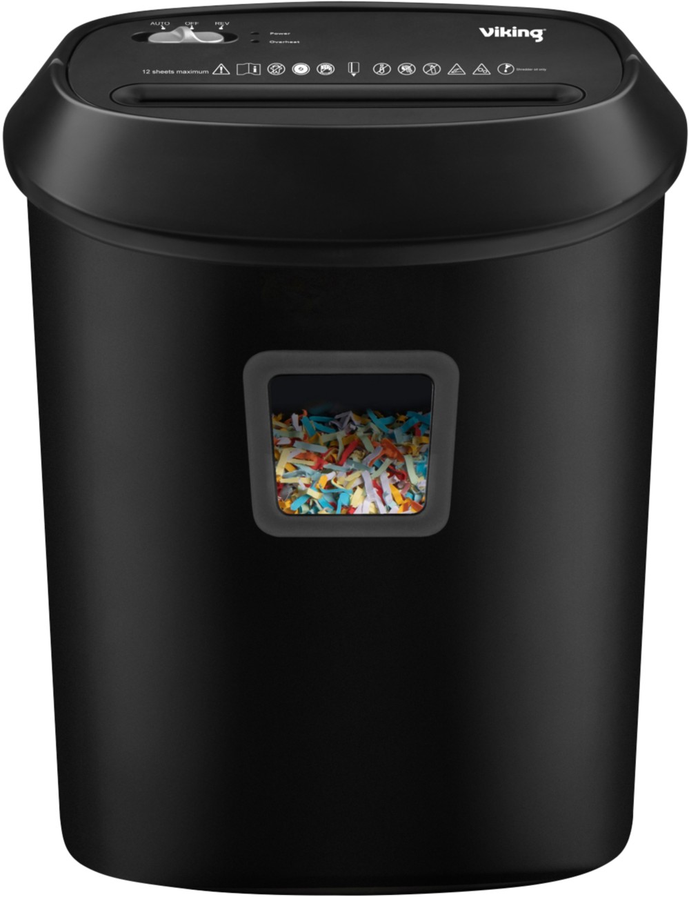 Viking Shredder 12 Sheets Cross Cut Security Level P-3 25 L Os1201d