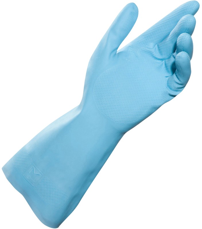 Mapa Professional Vital 117 Reinigungshandschuhe Latex Medium (M) Blau