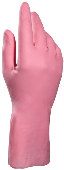 Mapa Professional Vital 115 Nicht Einweg Reinigungshandschuhe Latex Ungepudert Medium (M) Rosa 2 Handschuhe