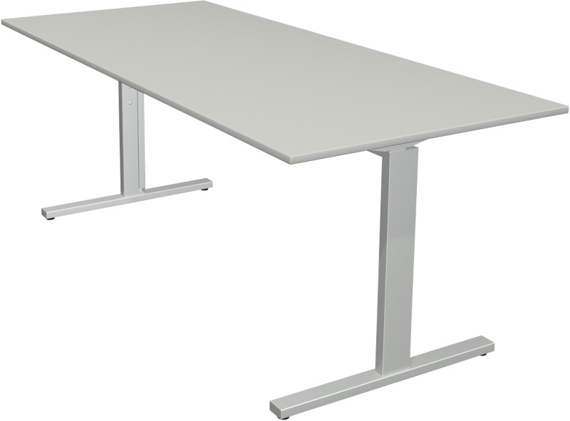 Kerkmann 11020711 Schreibtisch Form 2 Rechteckig Silber 1800 x 800 x 820 mm