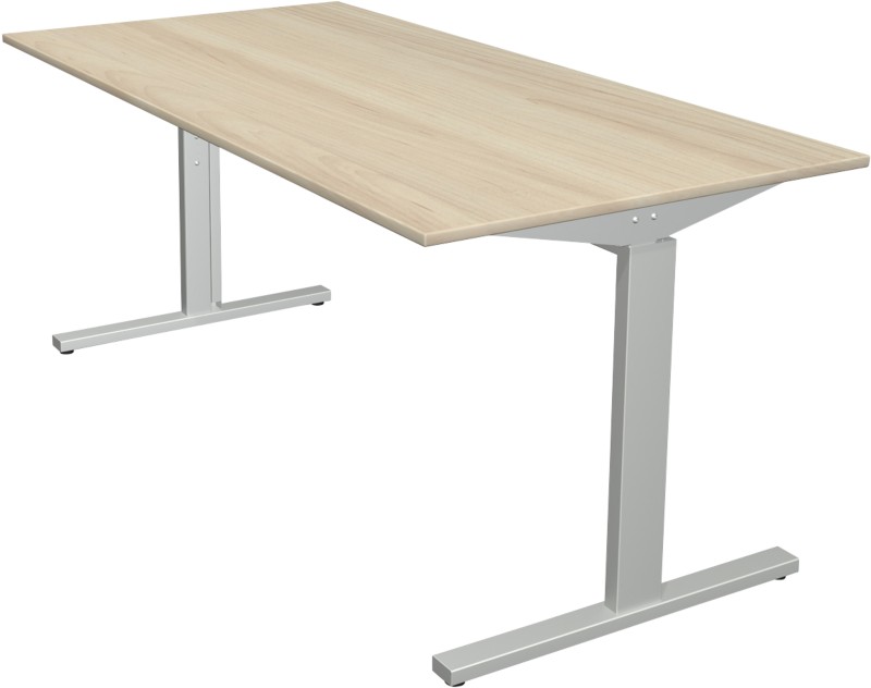 Kerkmann Form 2 Schreibtisch Rechteckig Ahorn T-Fuß 1.600 (B) x 800 (T) x 820 (H) mm