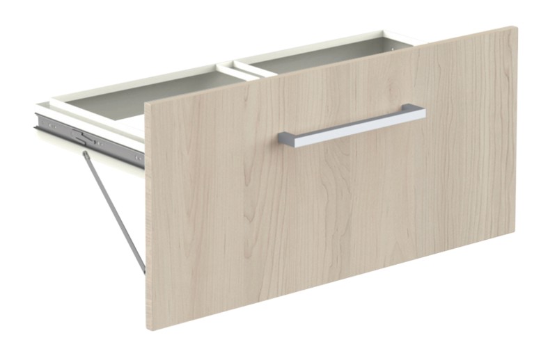 Thumbnail - Kerkmann Form 4 Holz Schubladeneinsatz 700 x 265 x 300 mm Hellbraun