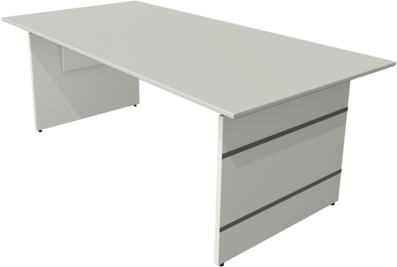 Kerkmann Form 4 Schreibtisch Rechteckig Hellgrau Wange 2.000 (B) x 1.000 (T) x 760 (H) mm