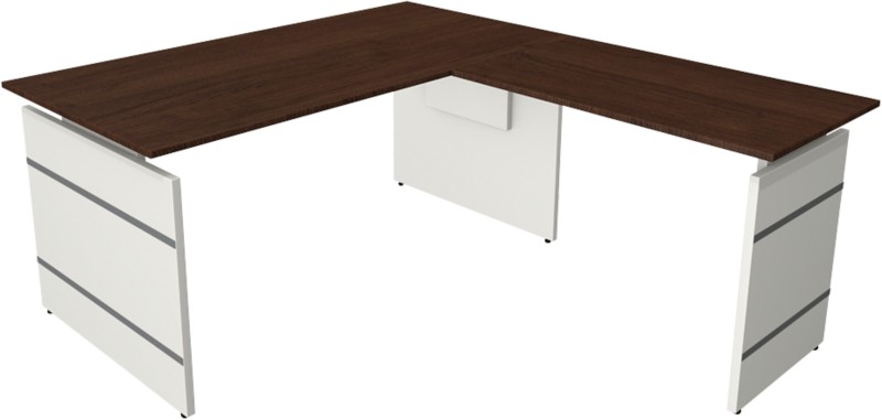 Kerkmann Form 4 Schreibtisch L-förmig Wenge 1.600 (B) x 1.800 (T) x 760 (H) mm