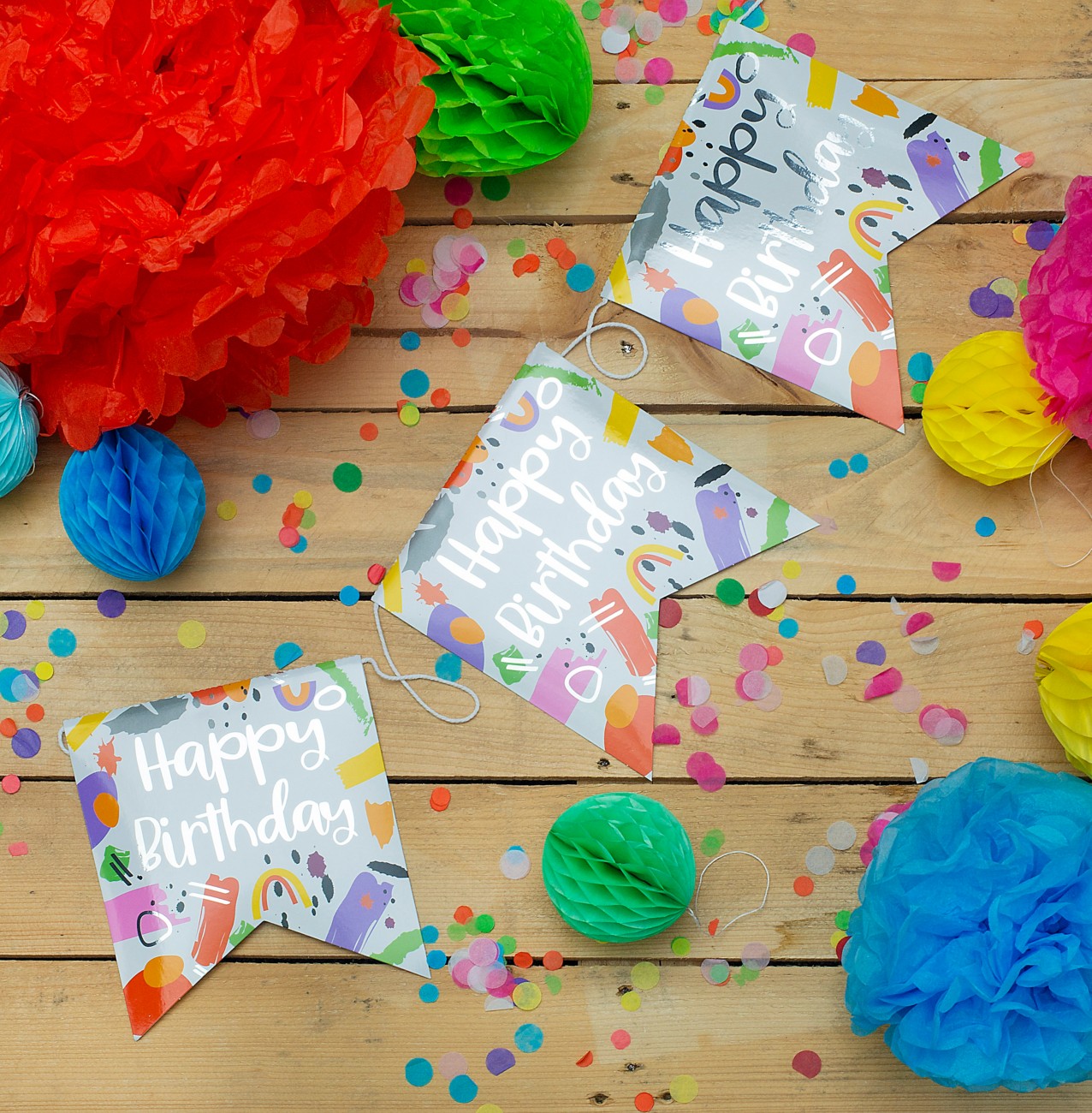 On The Wall 'Happy Birthday' Garland